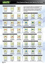 Fire Control Plan & Life Saving Symbols